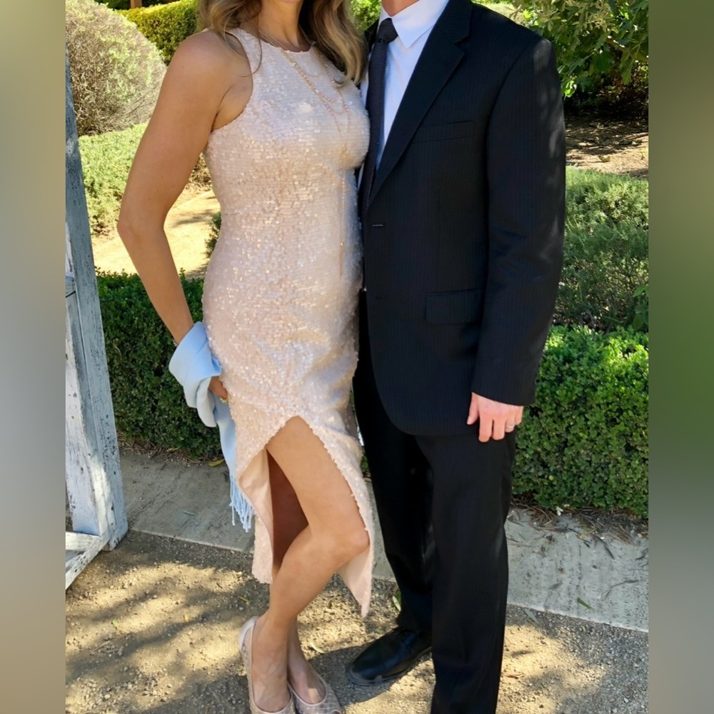 Stunning Jay Godfrey Sequined Cocktail Dress Size 4